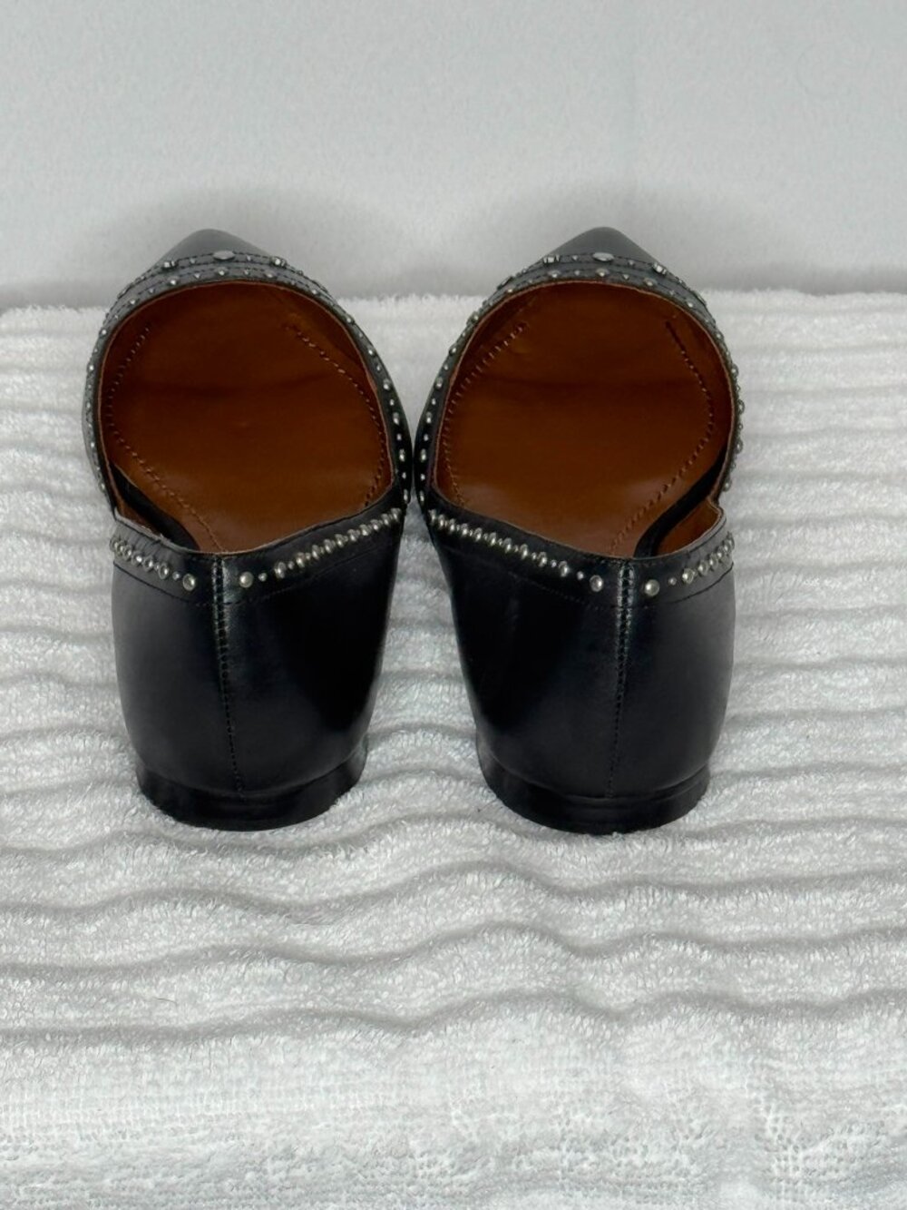 Coach Valintina Flat With Studs - Black - Picture 4 of 9